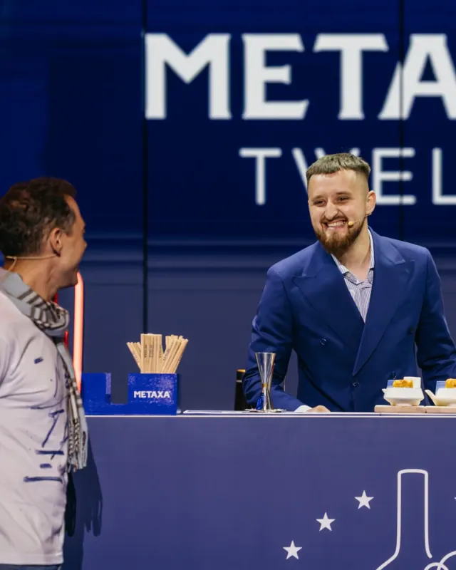 Paul Ilie la barul competiției mondiale Metaxa 12 din Atena